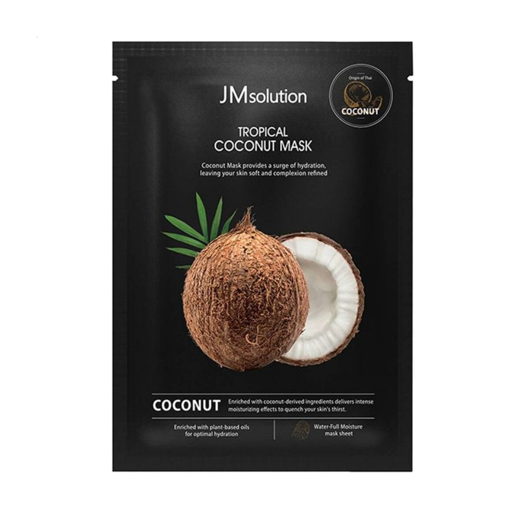 Тканинна маска для обличчя JMsolution Tropical Coconut Mask з екстрактом кокосу, 30 мл